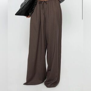 Princess Polly Oversized Brown Trousers